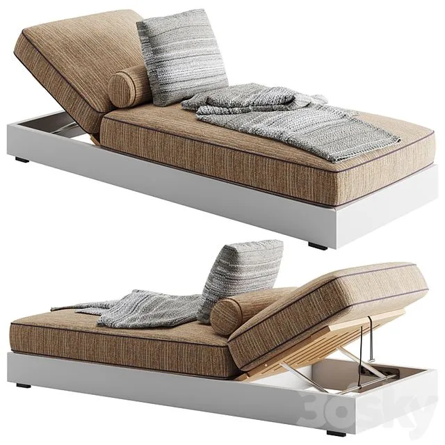Flexform freeport chaise longue 3dsMax Model