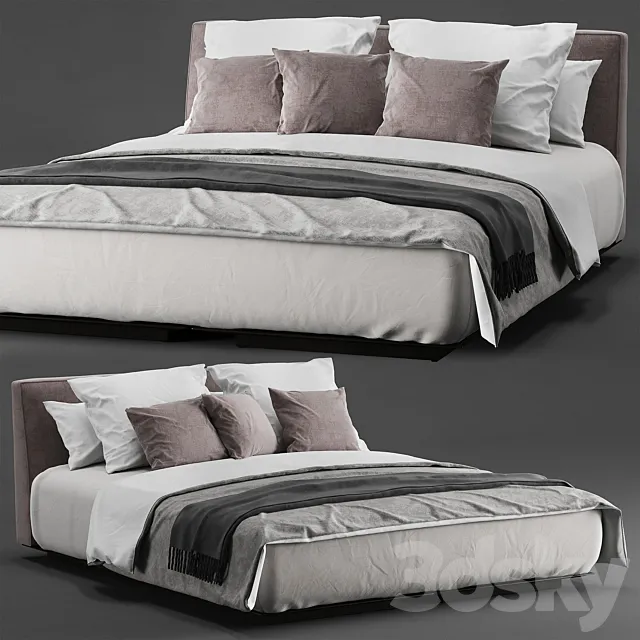 Flexform grandemare bed 3DSMax File