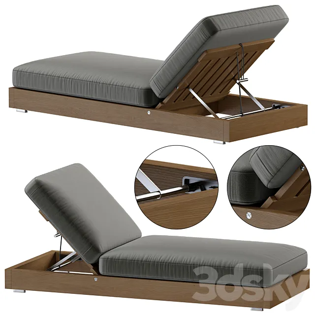 Flexform Hamptons chaise longues 3ds Max