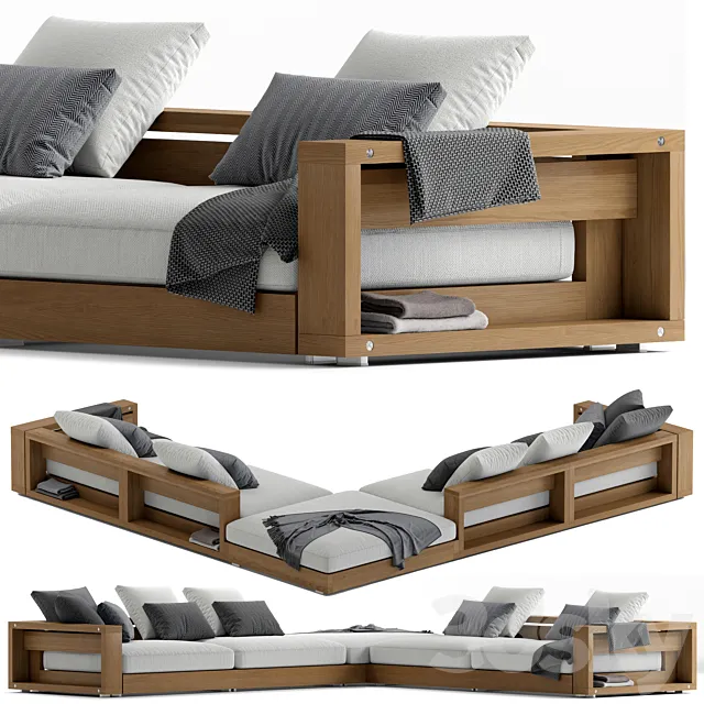 Flexform Hamptons sofa 3ds Max