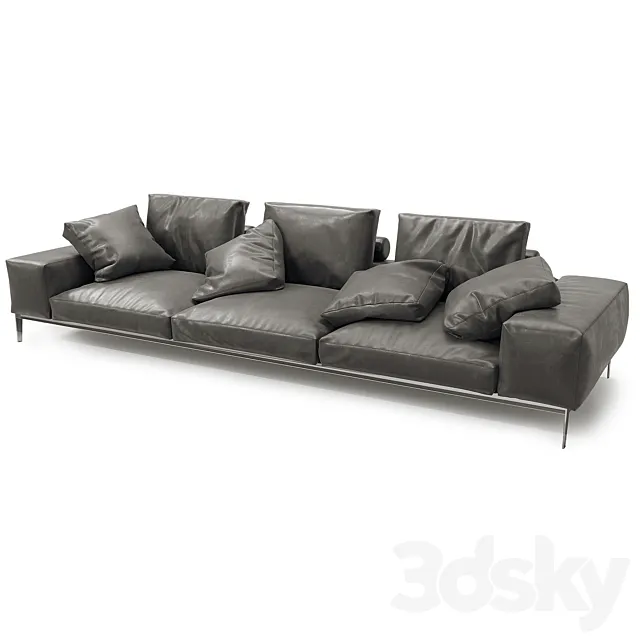 Flexform Lifesteel sofa 3ds Max