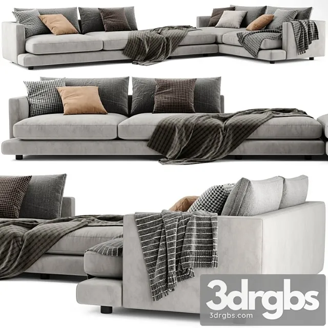 Flexform long island sofa set 01