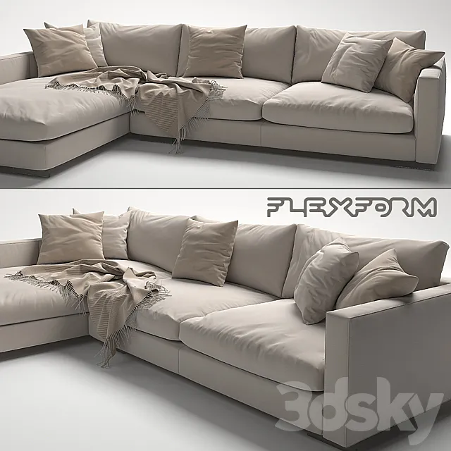 Flexform Magnum Sofa 3DSMax File