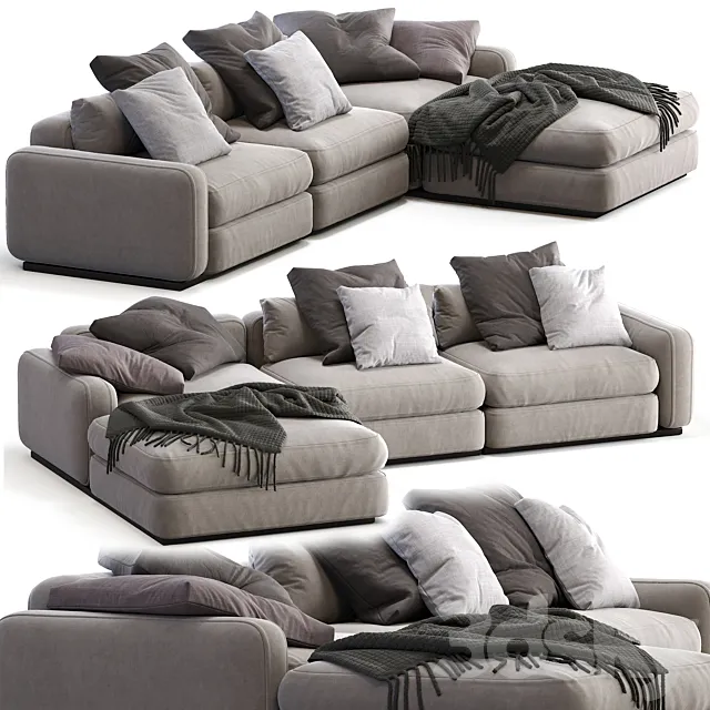 Flexform Sofa Beauty 3DS Max Model
