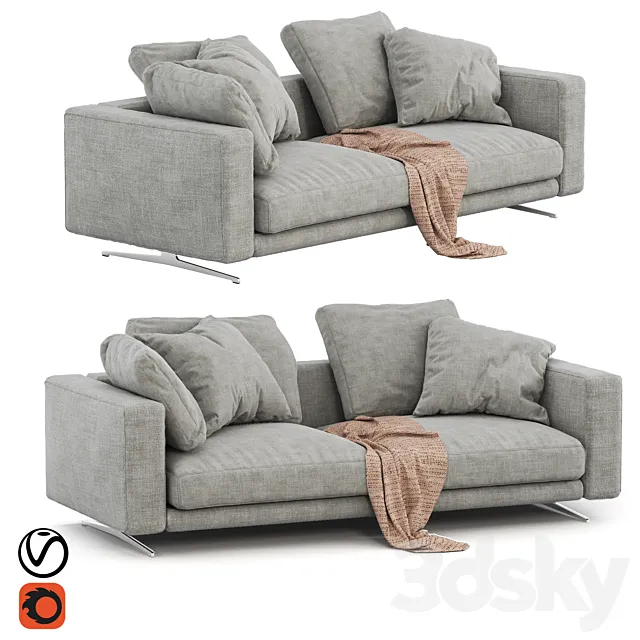 Flexform Sofa CAMPIELLO 3ds Max