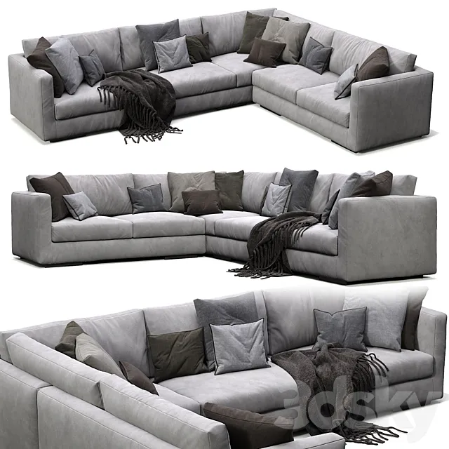 Flexform Sofa Magnum 3ds Max