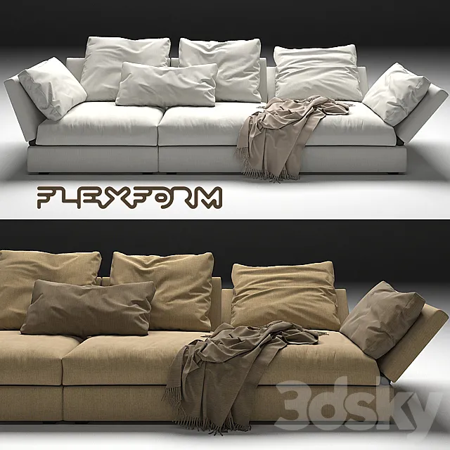 Flexform Sunny sofa 3DSMax File