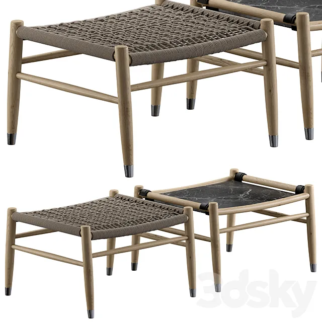 Flexform TESSA OUTDOOR coffee table 3dsMax Model