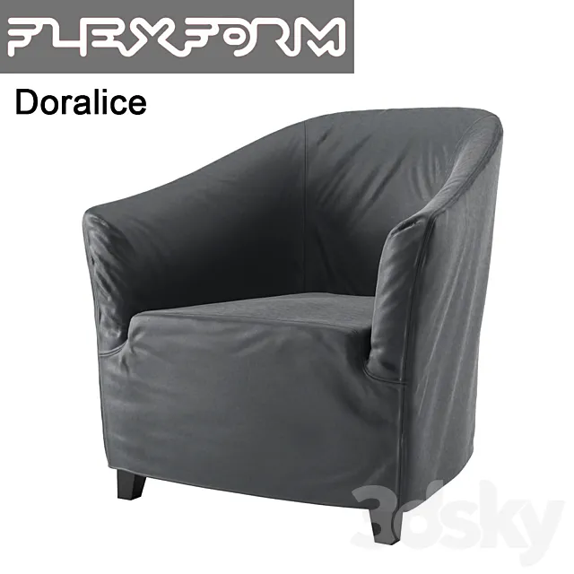 Flexform_Doralice 3DS Max Model