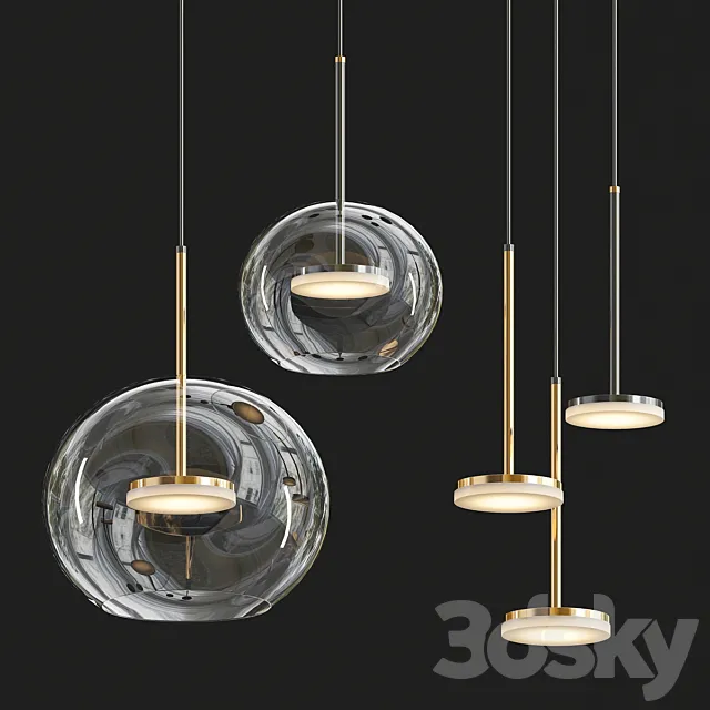 FlexLite Jacqueline Bowl Pendant 3DS Max Model