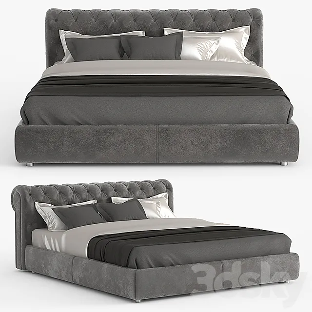 FLEXTEAM Charles B. Bed 3ds Max