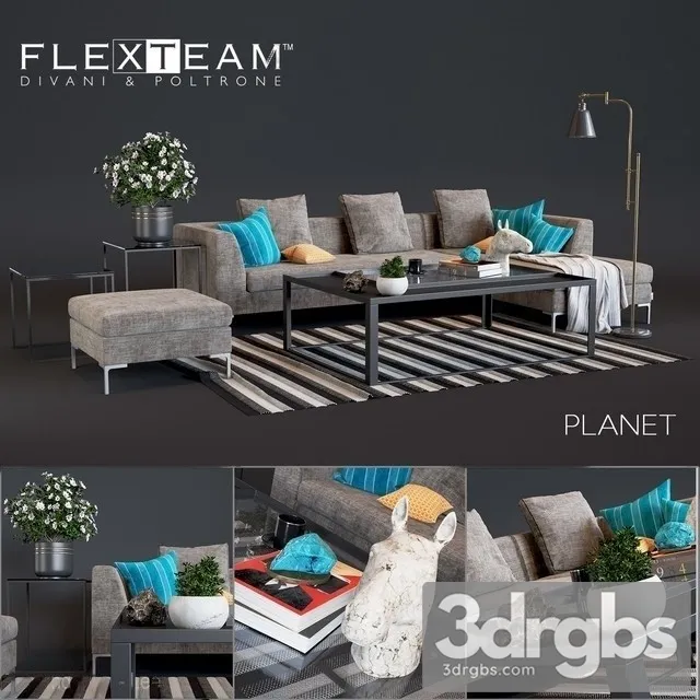 FlexTeam Planet Sofa 01 3dsmax Download