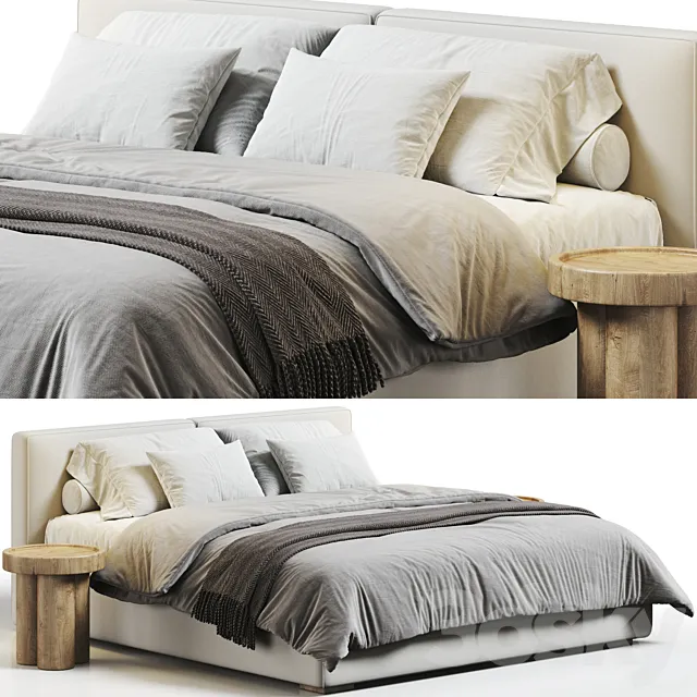 Flexteam Slim Bed 3ds Max