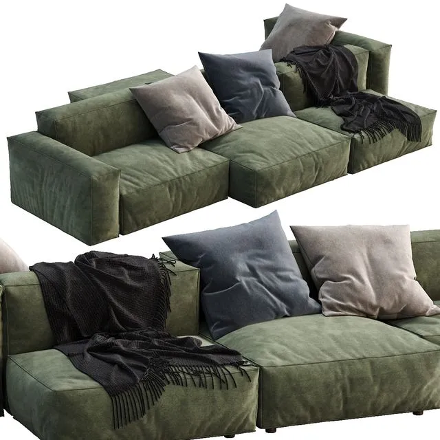 Flexteam Sofa Reef 3dsMax Model