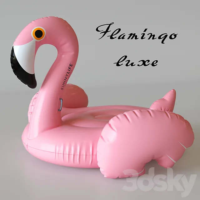 Float inflatable – Flamingo luxe 3DSMax File