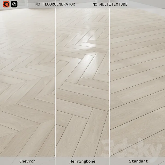 Floor laminate 114 Alpine Oak 3ds Max