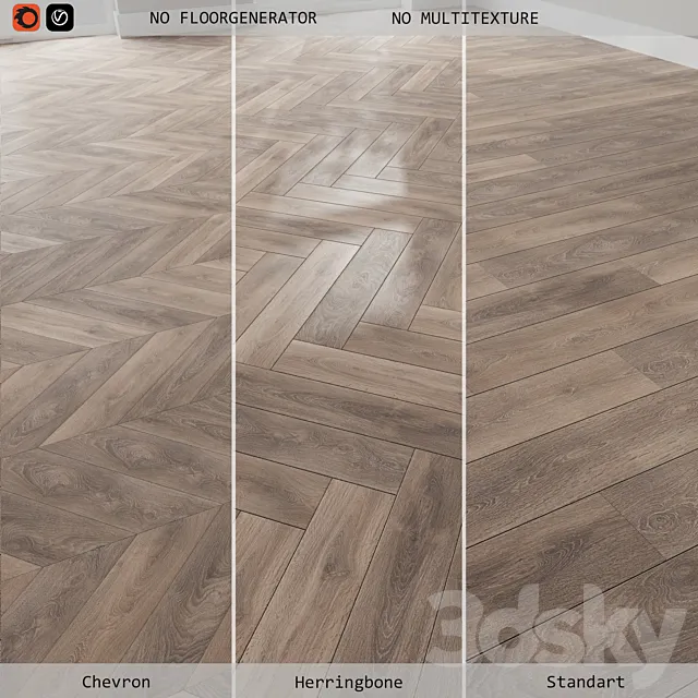 Floor laminate 218 Palace oak 3ds Max