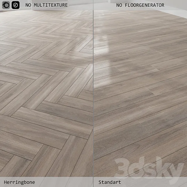 Floor laminate 277 Bostonian Oak Gray 3ds Max