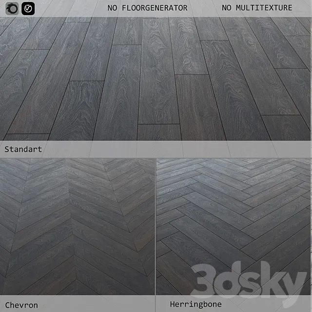 Floor laminate 56 8632 Colonial Oak 3ds Max