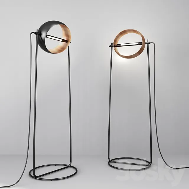 Floor lamp 3ds Max