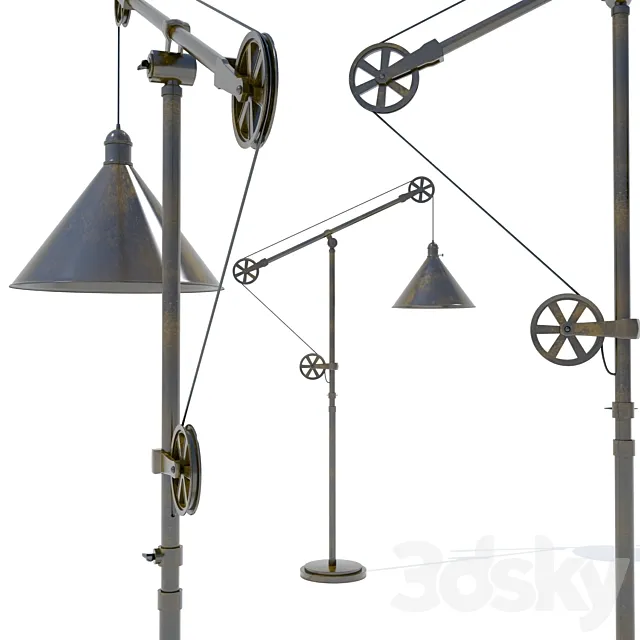 Floor lamp 3DS Max Model