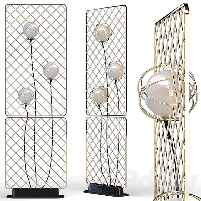 Floor lamp _ lamp Roche Bobois Light Catcher Floor Lamp 3DS Max Model