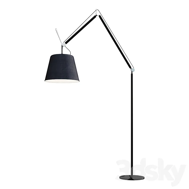 Floor lamp ARTEMIDE TOLOMEO MEGA VLOERLAMP floor lamp 3DS Max Model