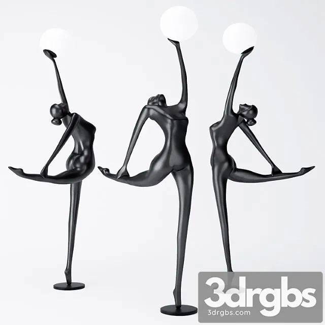 Floor lamp ballerina h216