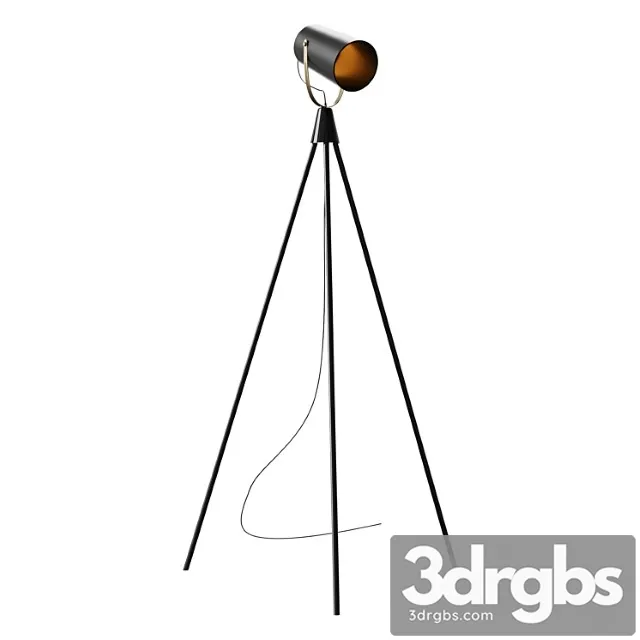 Floor lamp briand black