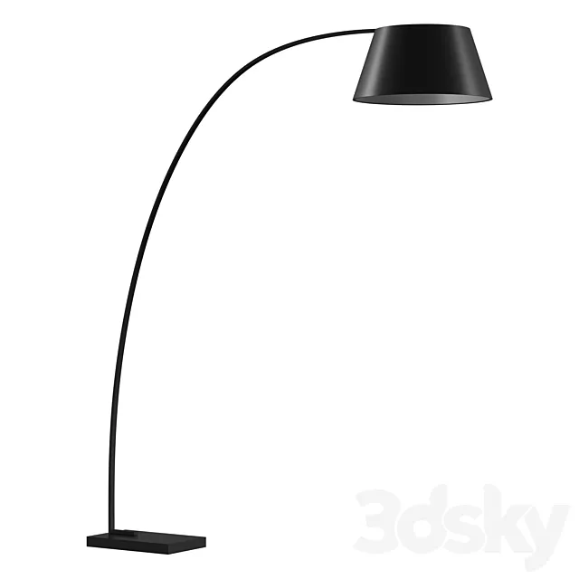 Floor lamp Chop black 3ds Max