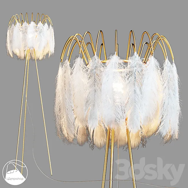 Floor lamp Ciza T6006 Lampsshop.com 3ds Max