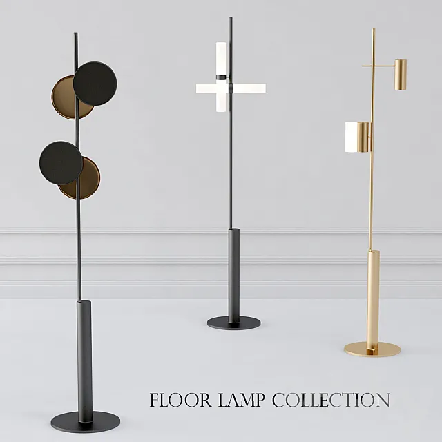 floor lamp collection by Rakumba 3ds Max