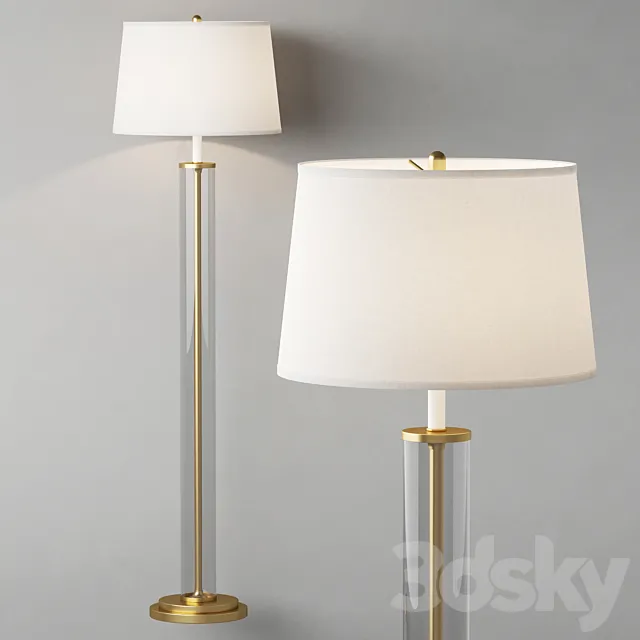 Floor lamp Dantone Home Buckingham 3ds Max