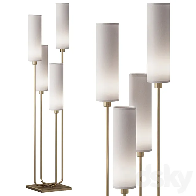 Floor Lamp Dantone Home Mind 3ds Max
