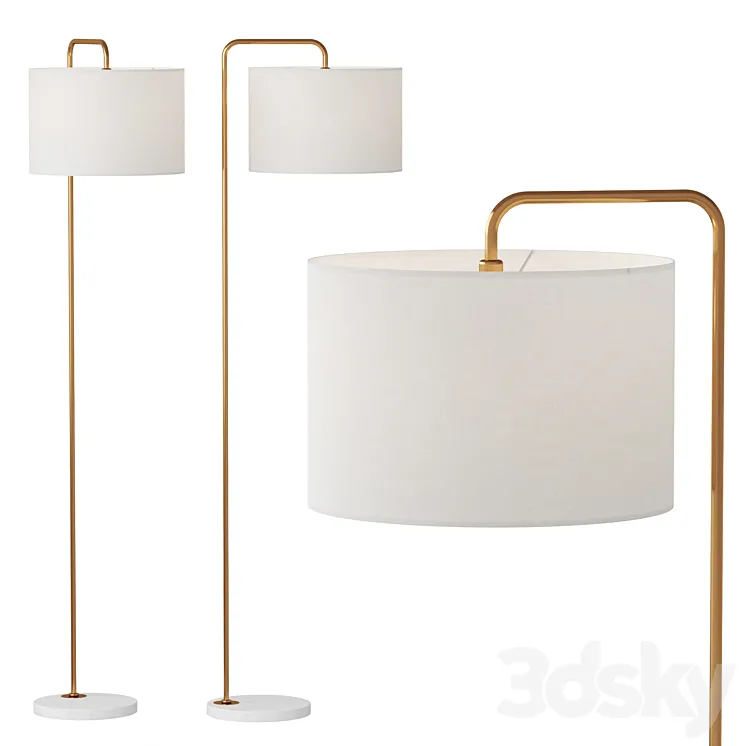 Floor lamp Dantone Home Rupert 3DS Max