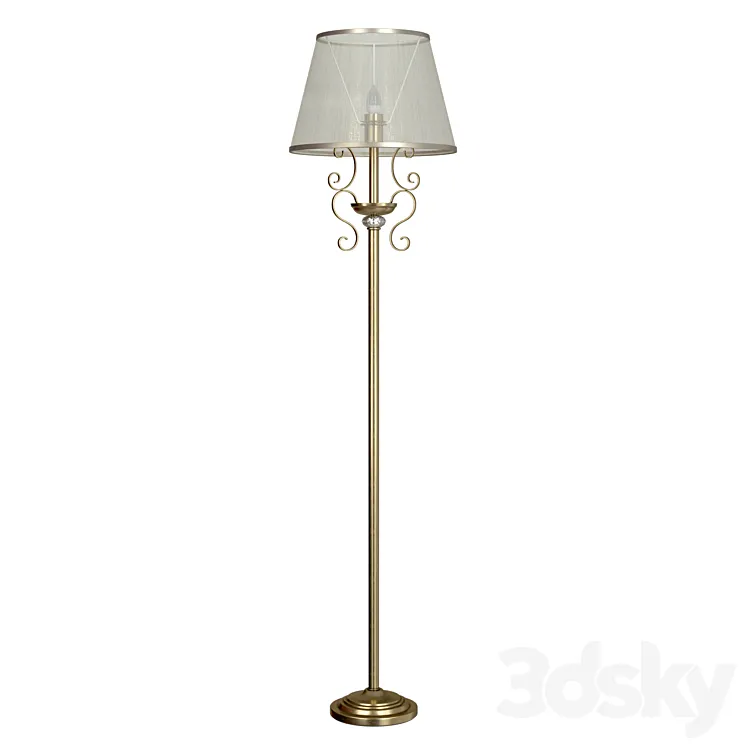 Floor lamp Driana FR2405-FL-01-BZ 3DS Max Model