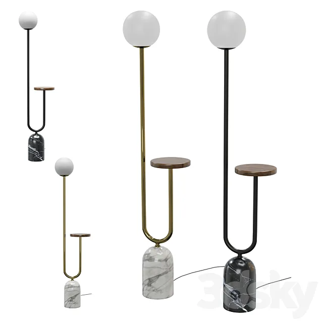 Floor lamp ECERO TOTEM 3ds Max