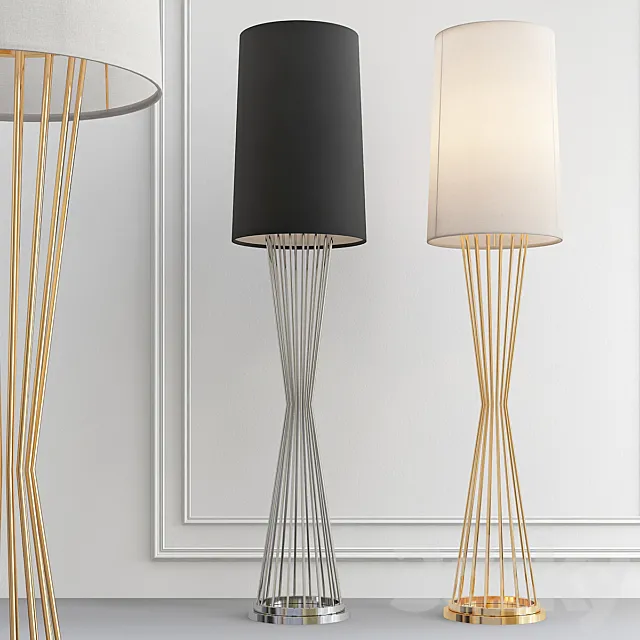 Floor lamp Eichholtz Floor Lamp Holmes 3ds Max