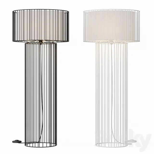 Floor lamp Faro Barcelona LINDA 3ds Max