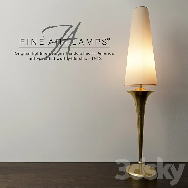 Floor Lamp Fine Art Lamps – 712710ST 3ds Max