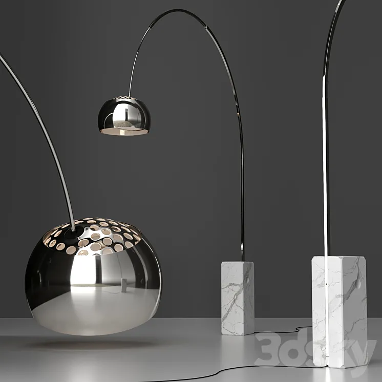 Floor Lamp Flos Arco 3DS Max