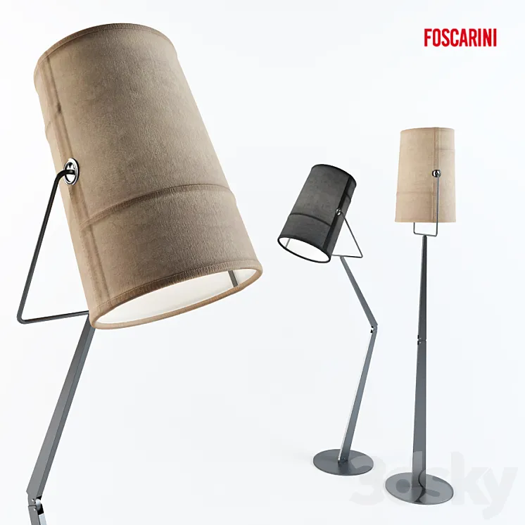 Floor Lamp Foscarini FORK 3dsMax Model
