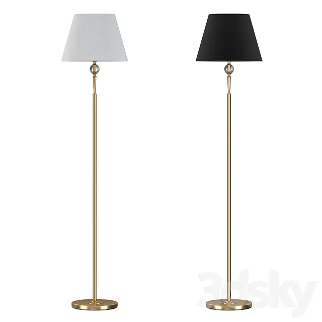 Floor lamp Freya Rosemary 3DS Max Model