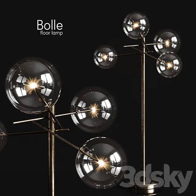 Floor lamp Gallotti & Radice Bolle 3DS Max Model