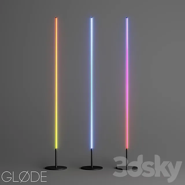 Floor lamp GLODE ColorConer 3DS Max Model