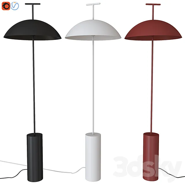 Floor lamp Kartell Geen-A 3DS Max Model