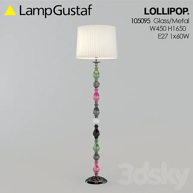 Floor lamp LAMPGUSTAF LOLLIPOP 3DSMax File