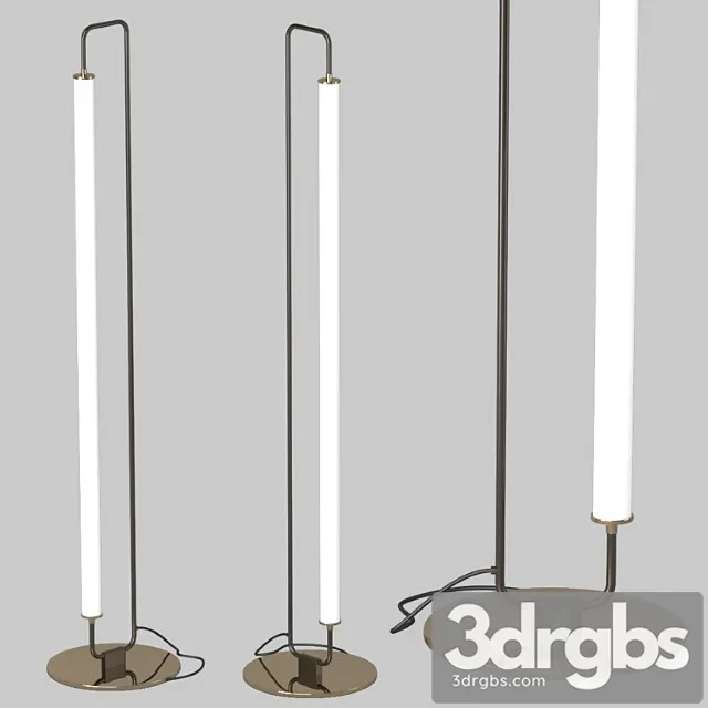 Floor Lamp Linear Metal 3dsmax Download