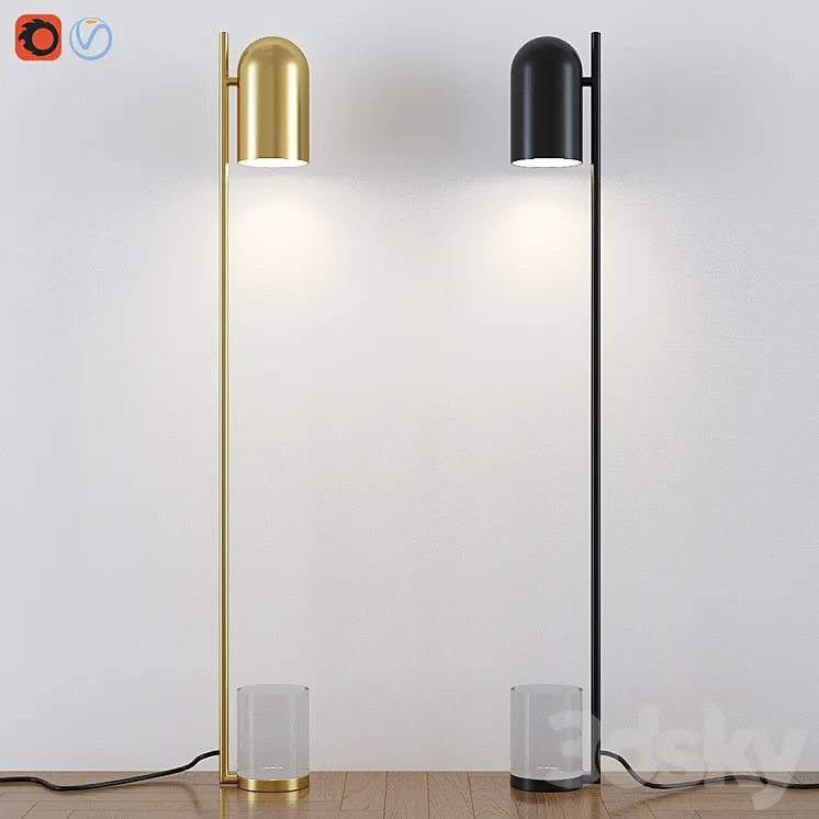 Floor lamp Luceo Floor Lamp by AYTM 3DS Max