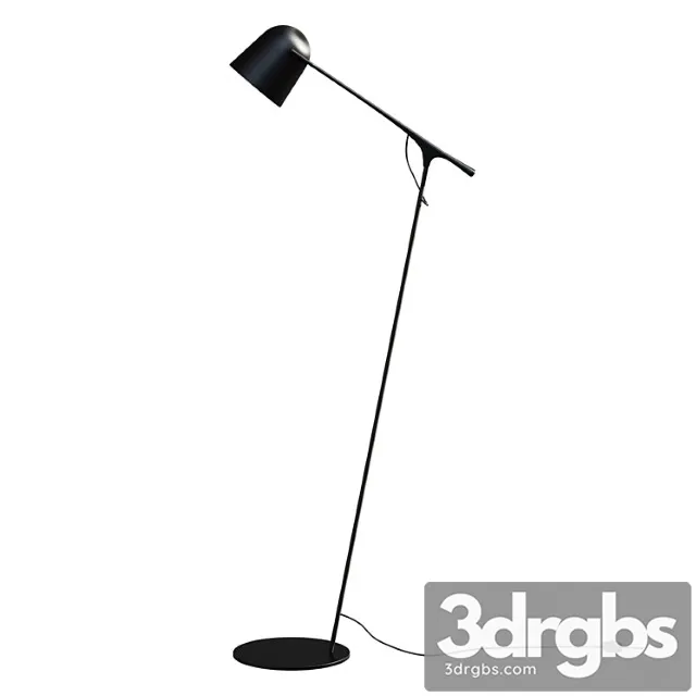 Floor lamp Minimal Black Iron Floor Lamp Outdoor Lamp 3dsmax Download